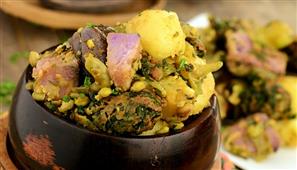 Keeping Indian casserole alive # For Undhiyu in New Orleans,LA