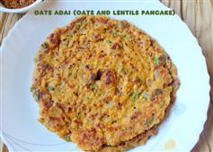 Oats adai or oats and lentils pancake in New York,NY