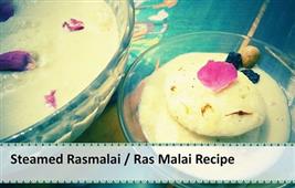 steamed rasmalai