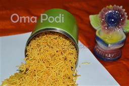 Omapodi (DIwali recipe) with Video in Collegeville,PA