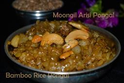 Moongil Arisi Pongal / Bamboo Rice Pongal in Collegeville,PA