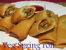 Veg spring roll in New York,NY