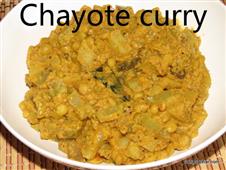 Chayote squash curry in New York,NY