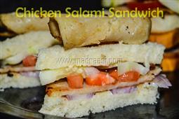 Chicken Salami Sandwich – Protein Rich Breakfast with VIDEO in Collegeville,PA