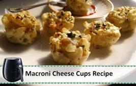 AIR BAKED MACRONI CHEESE CUPS