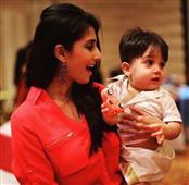 Shamili’s cute meeting with kutti Thala Advik Ajith in New York,NY