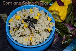 Corn and Spinach Rice in Collegeville,PA