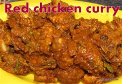 Spicy red chicken curry in New York,NY