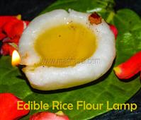 Karthigai Deepam Edible Lamps with Millets (Kozhukattai / Dumplings) in Collegeville,PA