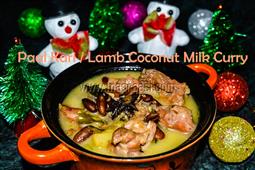 Paal Kari / Lamb and Beans in coconut milk with Video - Christmas Special in Collegeville,PA