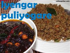 Iyengar puliyogare recipe in New York,NY