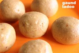 Gaund or gond ladoo - winter sweet recipe in New York,NY