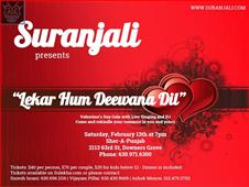 Suranjali’s ‘Lekar Hum Deewana Dil’ Valentine’s Day party at Downers Grove, IL in Downers Grove,IL