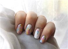 Pastel nail art