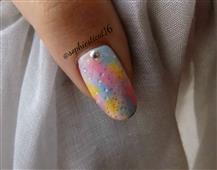 Pastel nail art