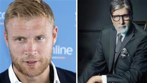 Big B goes head on with Flintoff - A mini Twitter war! in New York,NY