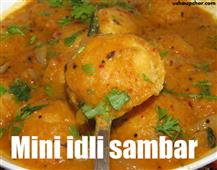 Mini idli sambar recipe in New York,NY