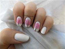 Cherry Blossom Nail Art