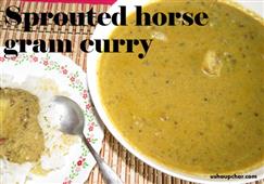 Sprouted horse gram curry in New York,NY