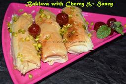 Baklava with Cherries and Honey in Collegeville,PA