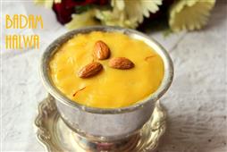 Almond or badam halwa in New York,NY