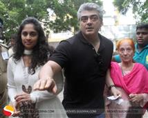 Kollywood stars lead by example; cast their votes for TN election! in New York,NY