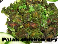 Palak Chicken dry in New York,NY