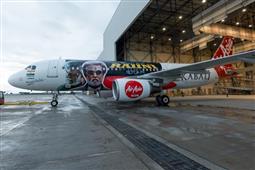 Kabali gets custom-painted Air Asia flight for the first show in New York,NY
