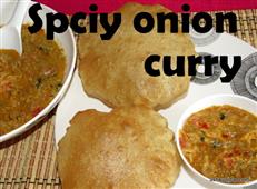 Spicy onion curry in New York,NY