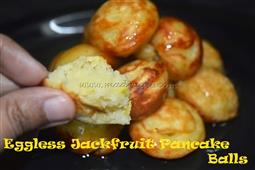 Eggless Jackfruit Pancake Balls