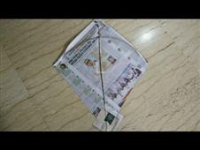 KITE WITH NEWSPAPER
