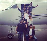 Bollywood's Dream Team is having fun flying across the US! in Los Angeles,CA