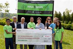 BAPS Charities donates $100,000 to TNC to help plant a billion trees in Atlanta,GA