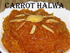 Carrot Halwa with kova in New York,NY