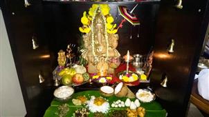 Vinayagar Chaturthi - 2016 at our home and apartment