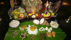 Vinayagar Chaturthi - 2016 at our home and apartment