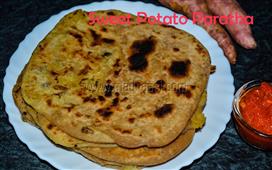 Sweet Potato Paratha with VIDEO in Collegeville,PA