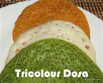 Tri colour Dosa recipe in New York,NY