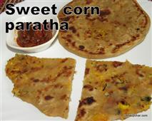Sweet corn paratha in New York,NY