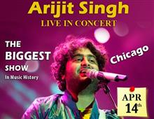 Arijit Singh gears up to perform Live at Sears Centre Arena, Hoffman Estates in New York,NY