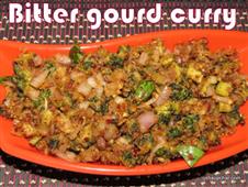 Bitter Gourd Curry I Hagalakayi kosambari in New York,NY