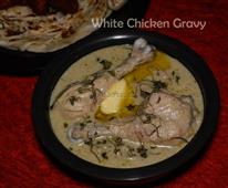 White Chicken Gravy recipe / Chicken in white gravy / Chicken gravy recipe in New York,NY