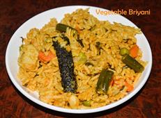 Quick Vegetable Briyani recipe / How to make vegetable briyani in pressure cooker in New York,NY