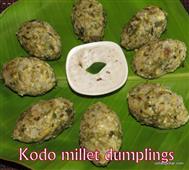 Kodo millet dumplings  in New York,NY