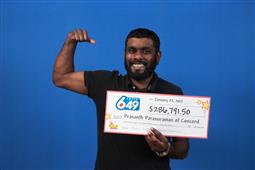 On Cloud 6/49: Concord Resident Wins $286,791 with Lotto 6/49 in New York,NY