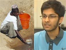 Indian-American boy discovers cheap method to make saltwater drinkable in New York,NY