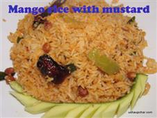 Raw mango rice with mustard  in New York,NY