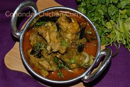 Coriander Chicken Curry / Malli Kozhi Kuzhmabu – Restaurant Style Coriander Chicken Curry in New York,NY