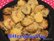 Bitter-gourd-fry I Hagalakayi fry in New York,NY