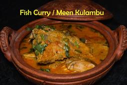 Fish Curry / Sankara Meen Kulambu in MannPaanai in New York,NY
